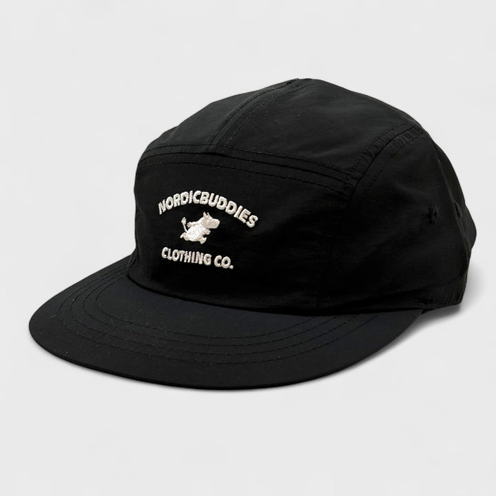 Moomin Muumipeikko Juoksee five panel black