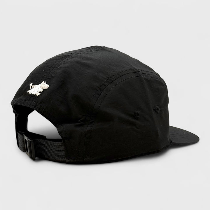 Moomin Muumipeikko Juoksee five panel black