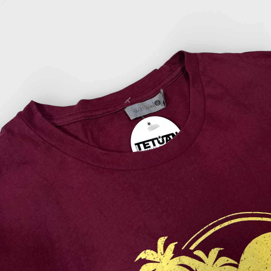 Next Level Apparel California tee maroon L - Shop-Tetuan
