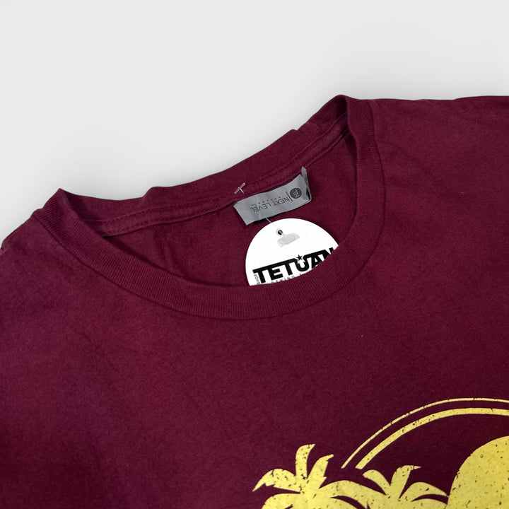 Next Level Apparel California tee maroon L - Shop-Tetuan