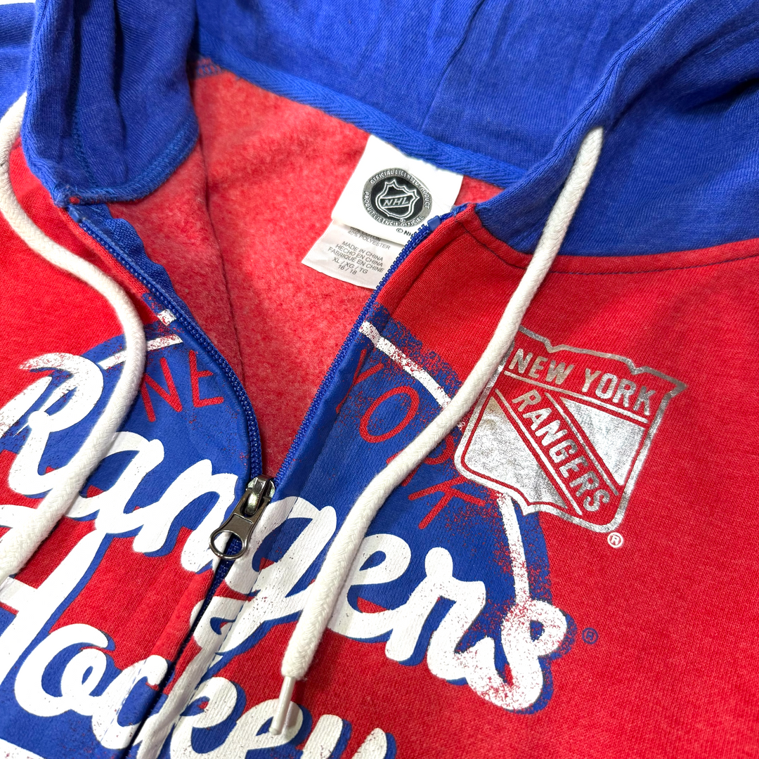 NHL Apparel NY Rangers hoodie blue/red youth XL - Shop-Tetuan