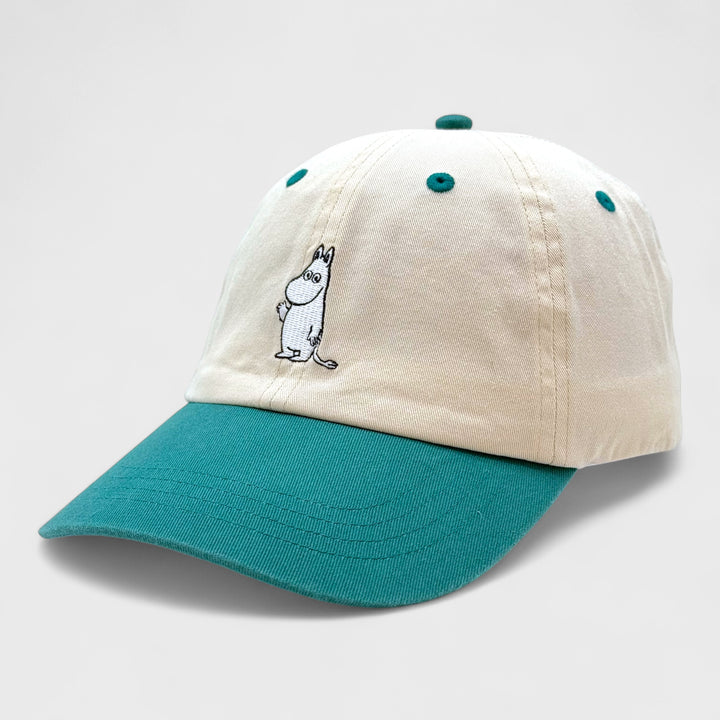 Moomin Muumipeikon Tervehdys dad cap natural/green