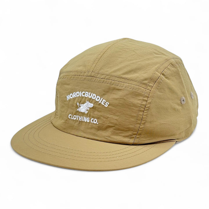 Moomin Muumipeikko Juoksee five panel beige