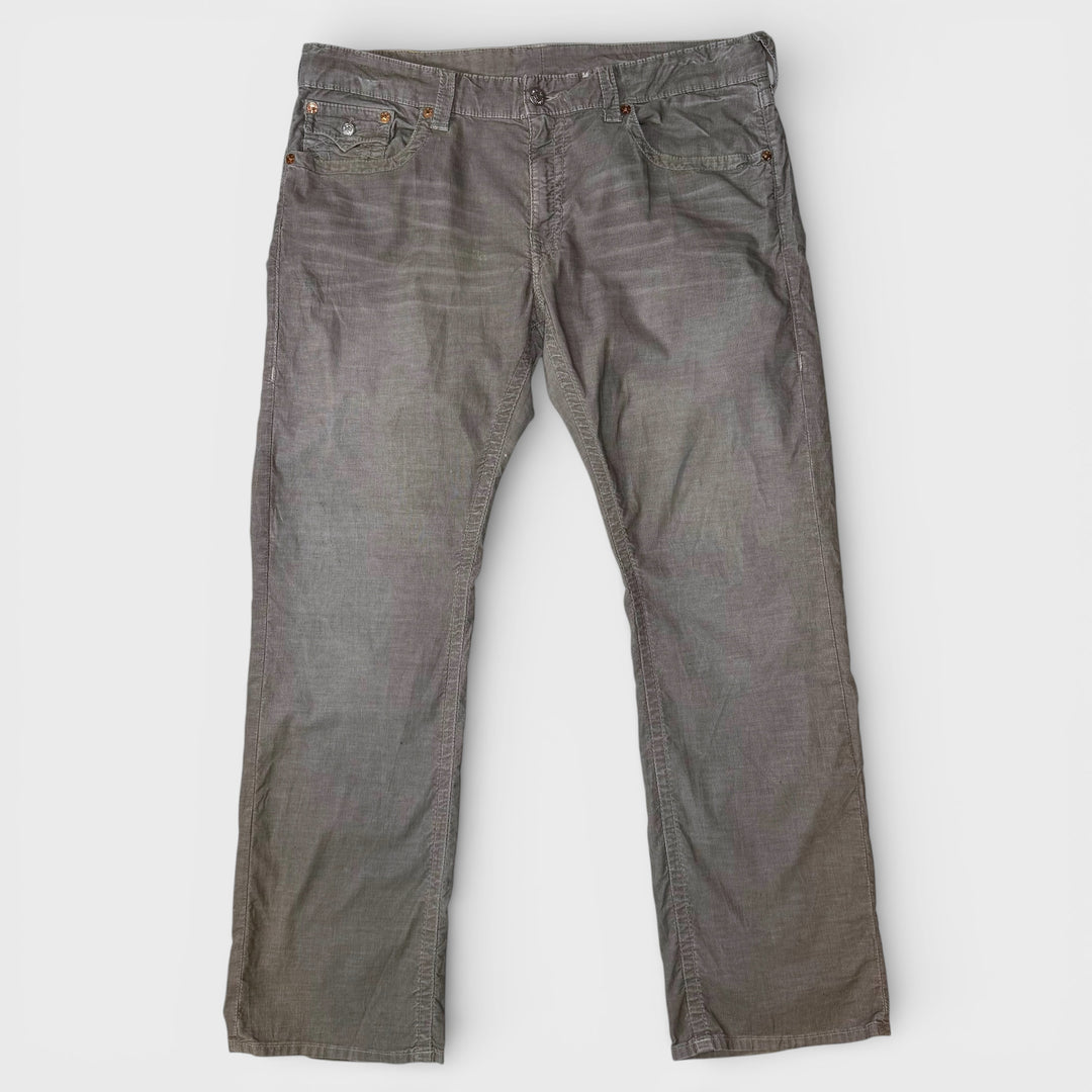 True Religion Ricky Corduroy Pants grey 40 - Shop-Tetuan