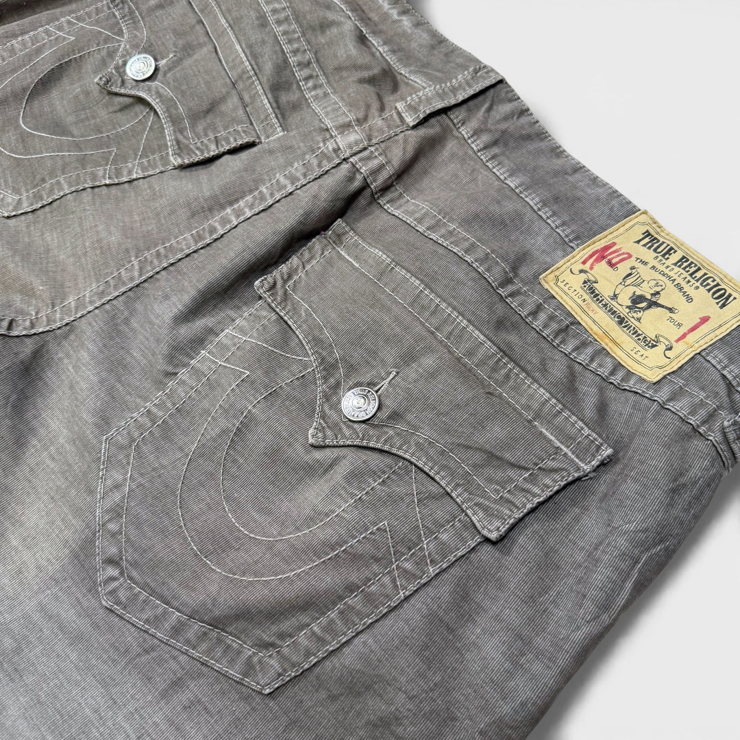True Religion Ricky Corduroy Pants grey 40 - Shop-Tetuan