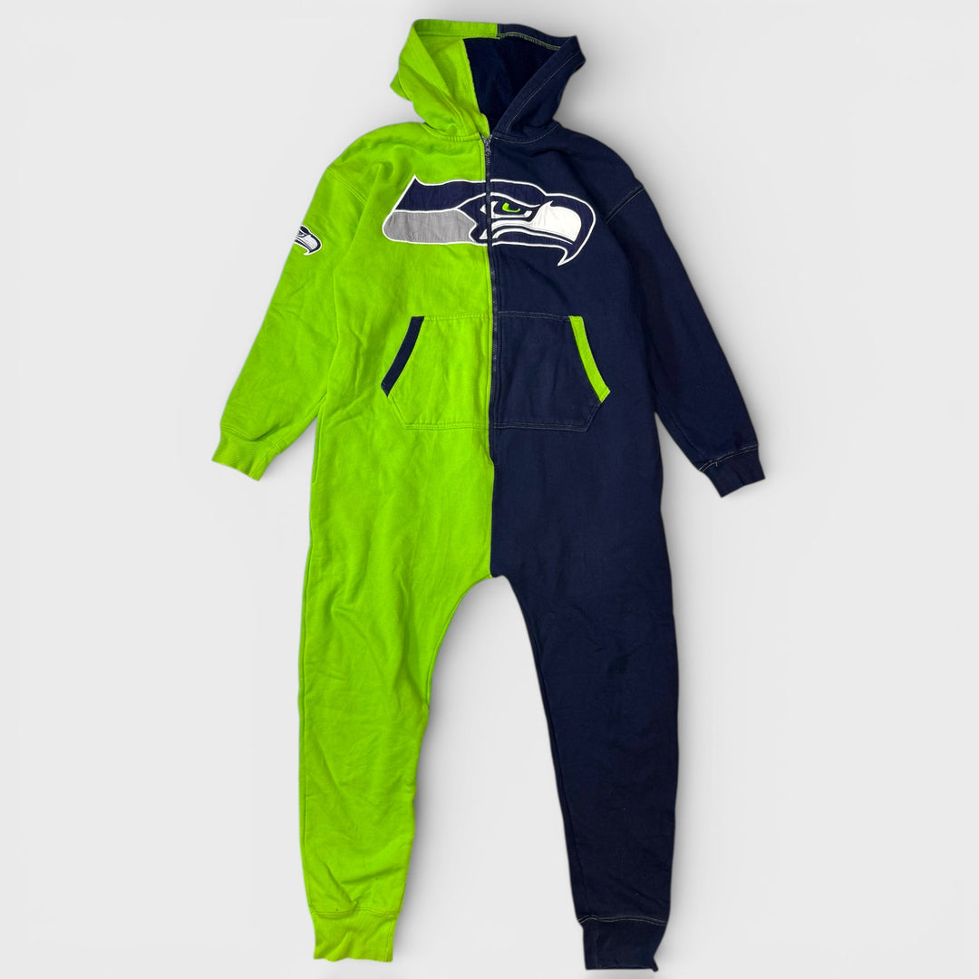 NFL Seattle Seahawks Jumpsuit navy/limegreen S - Shop-Tetuan