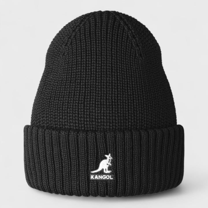 Kangol Merino Wool Rib Beanie black
