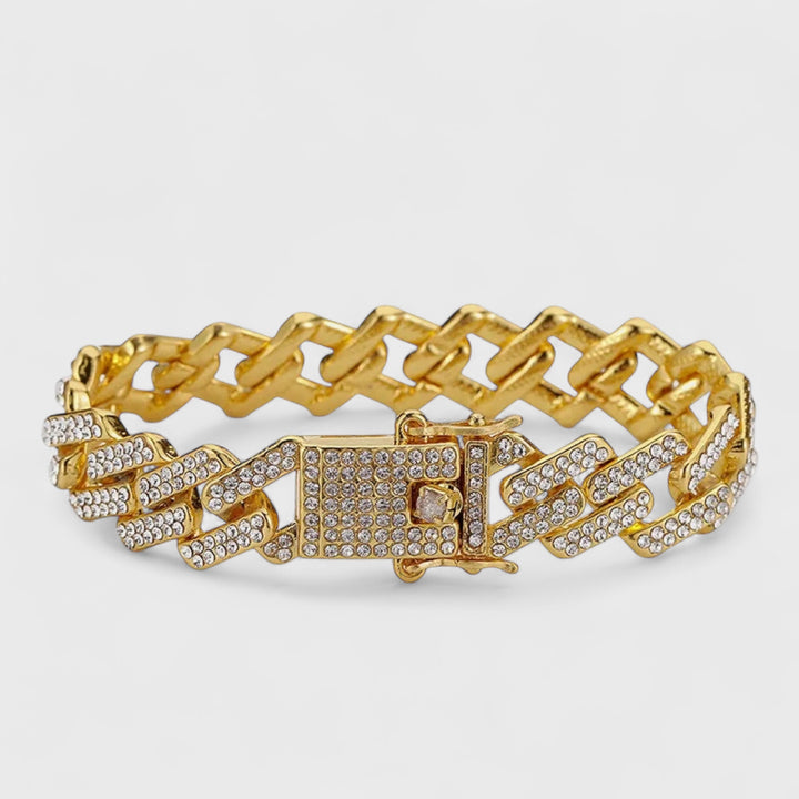 Full Diamond Bracelet gold - Shop-Tetuan