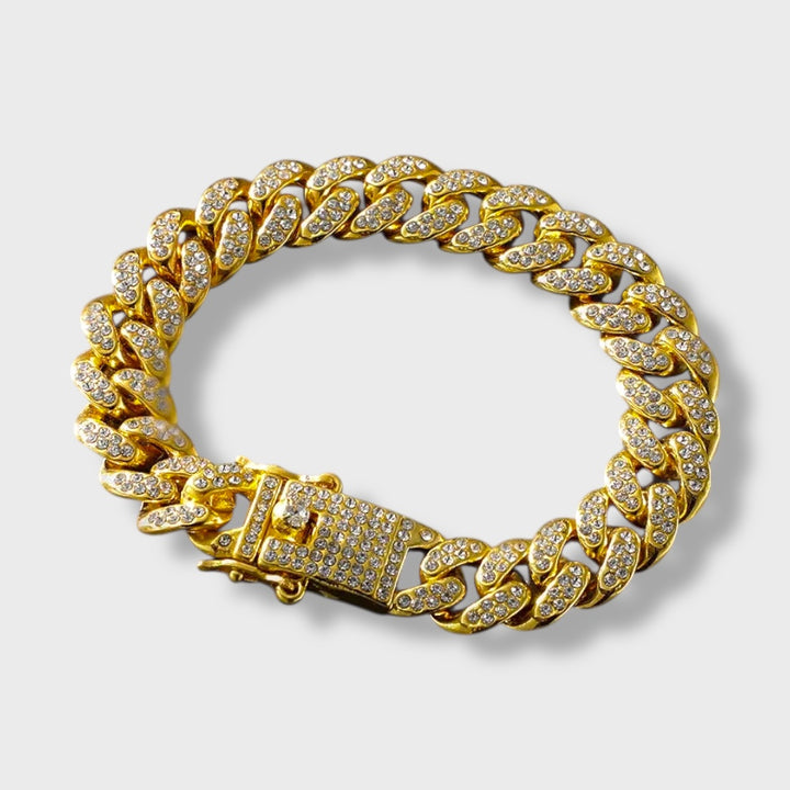 Full Diamond Bracelet gold - Shop-Tetuan