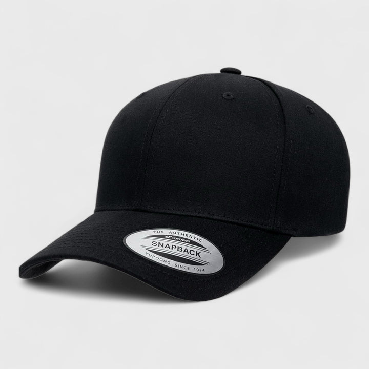 Yupoong Retro Cotton Blend snapback black