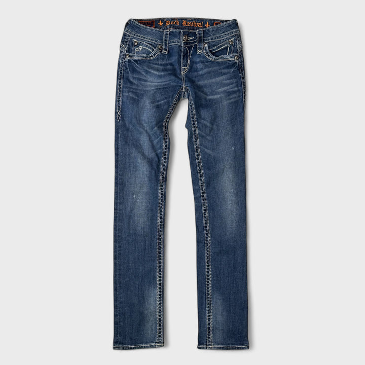 Rock Revival Heather Skinny jeans blue 28