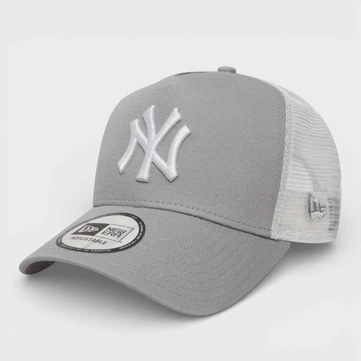 New Era Clean A-Frame Trucker NY Yankees grey/white - Shop-Tetuan
