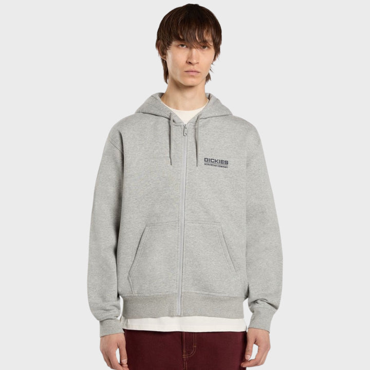 Dickies Bolivar full-zip hoodie grey melange