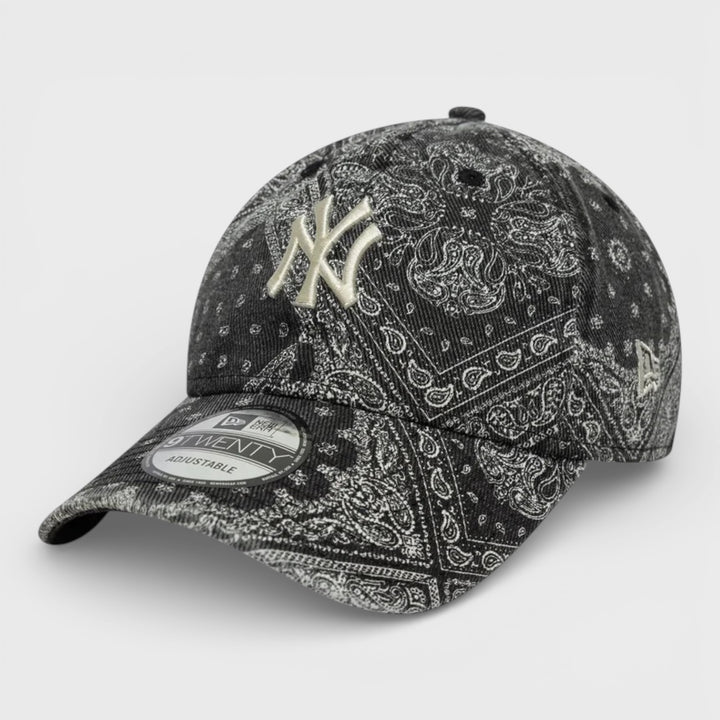 New Era MLB Washed Paisley 9Twenty NY Yankees black - Shop-Tetuan