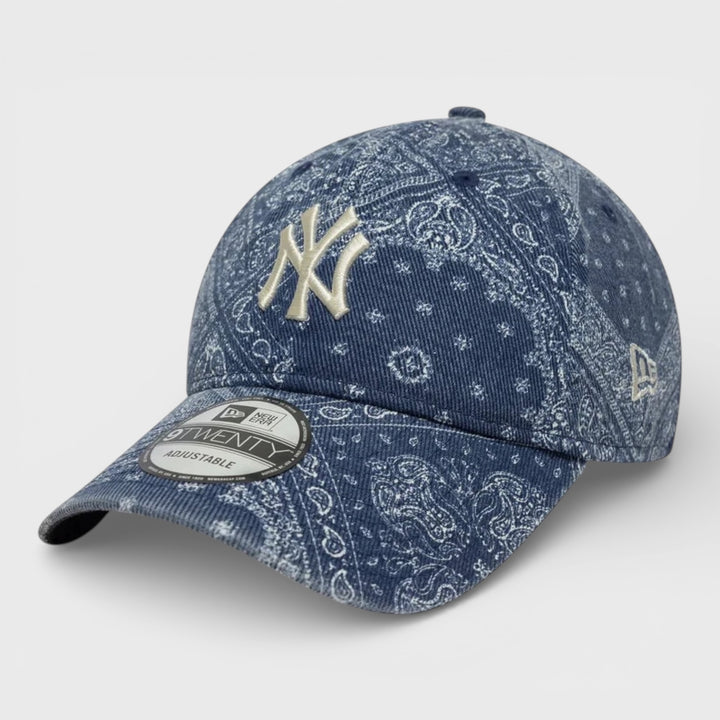 New Era MLB Washed Paisley 9Twenty NY Yankees navy - Shop-Tetuan