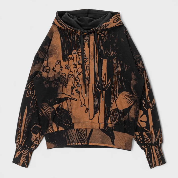 Moomin Mert Otsamo Usva adobe hoodie black/brown