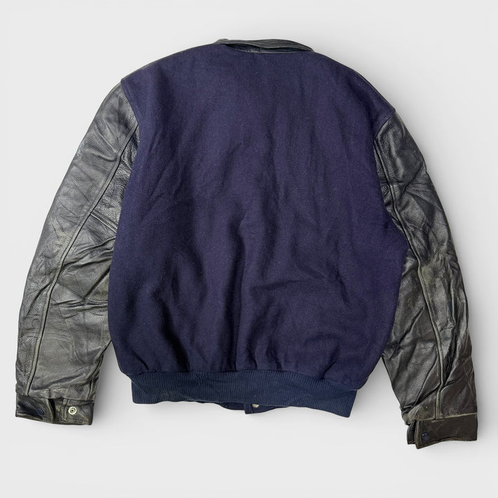Machinist Union Local 1788 Varsity Jacket navy/black L - Shop-Tetuan