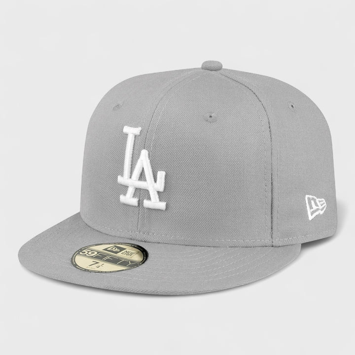 New Era Essential 59Fifty LA Dodgers gray/white - Shop-Tetuan