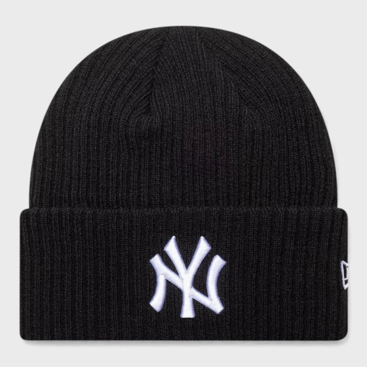 New Era MLB Wide Cuff Knit Beanie NY Yankees black - Shop-Tetuan