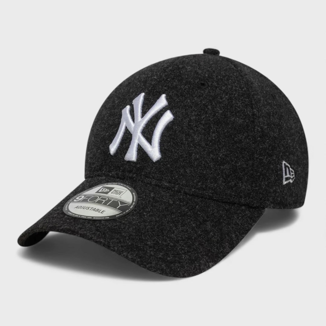 New Era Melton Wool 9Forty NY Yankees black - Shop-Tetuan