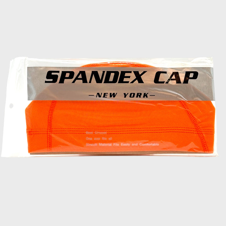 Spandex cap New York orange