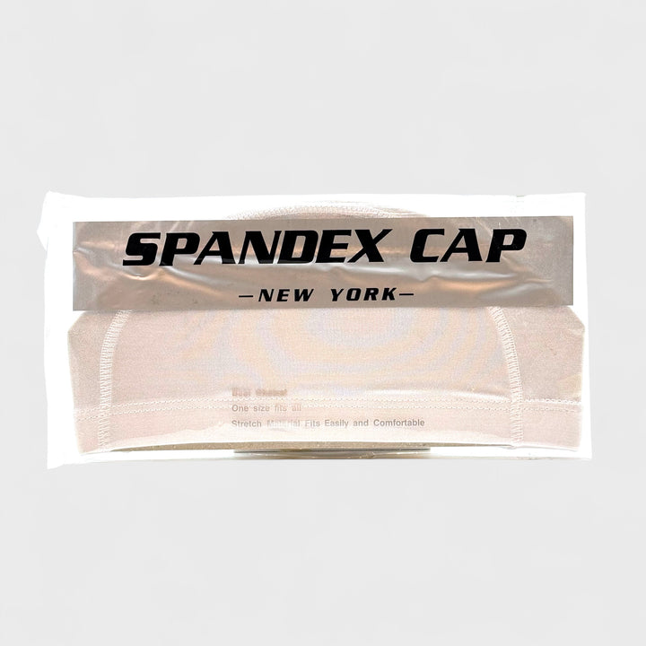 Spandex cap New York white