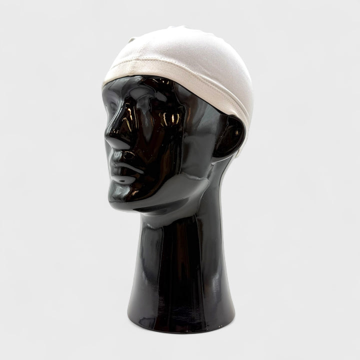 Spandex cap New York white