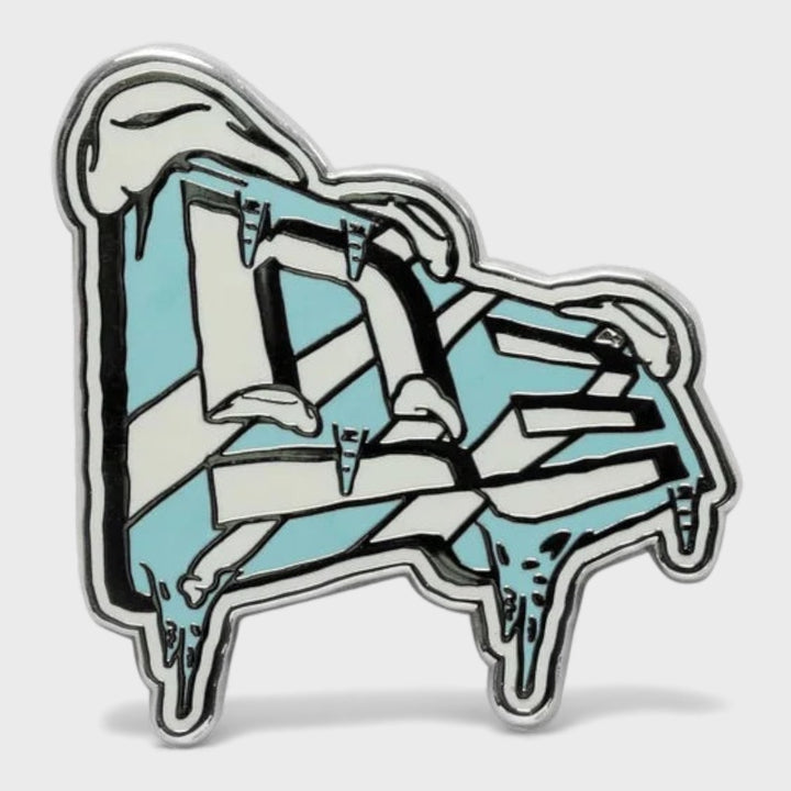 New Era Iced Flag Blue Pin Badge - Shop-Tetuan