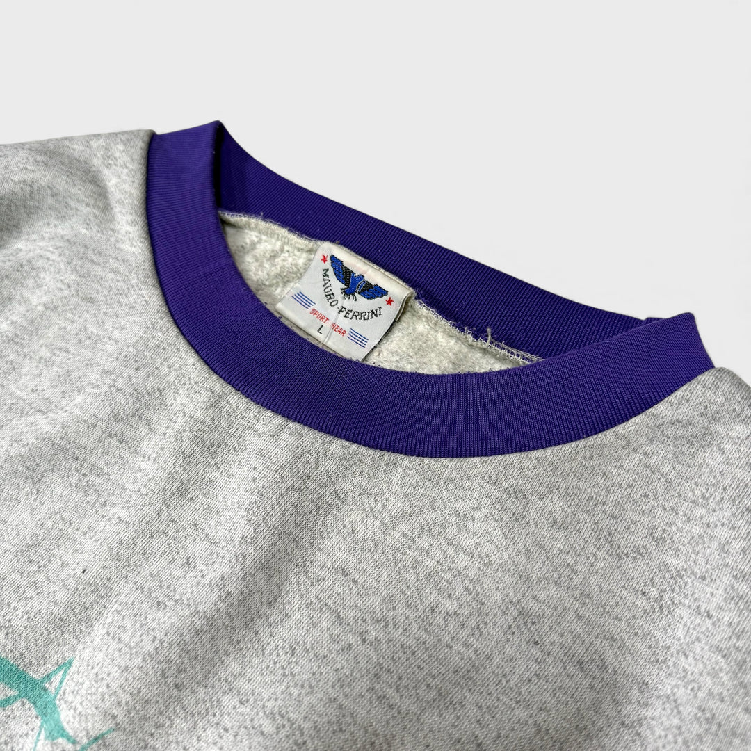 Mauro Ferrini 90s Out Of Limits crewneck grey L - Shop-Tetuan