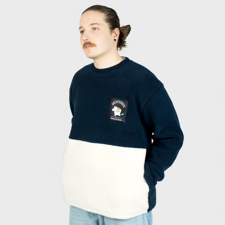 Moomin Muumipeikko Seikkailu Fleece dark blue/white