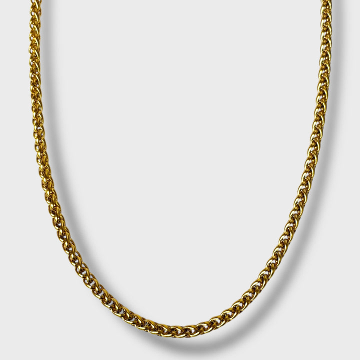 Stainless Steel Round Link Chain gold - Shop-Tetuan