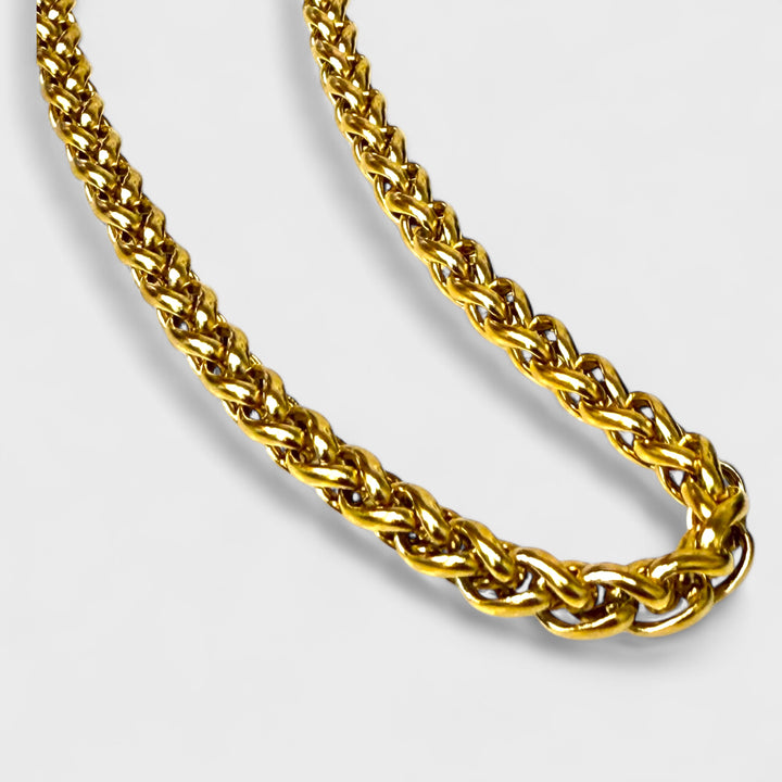 Stainless Steel Round Link Chain gold - Shop-Tetuan