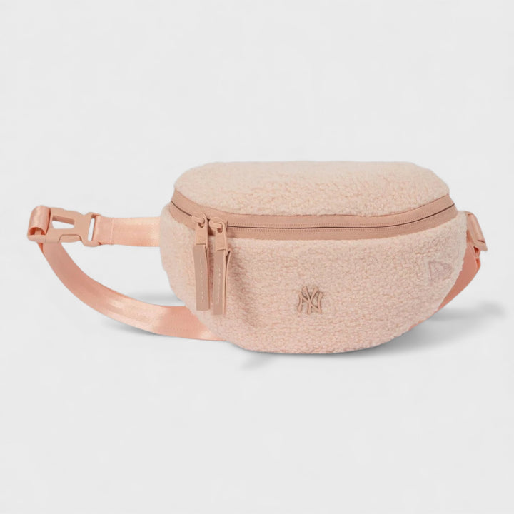 New Era MLB Borg Pin Waist Bag NY Yankees pastel pink