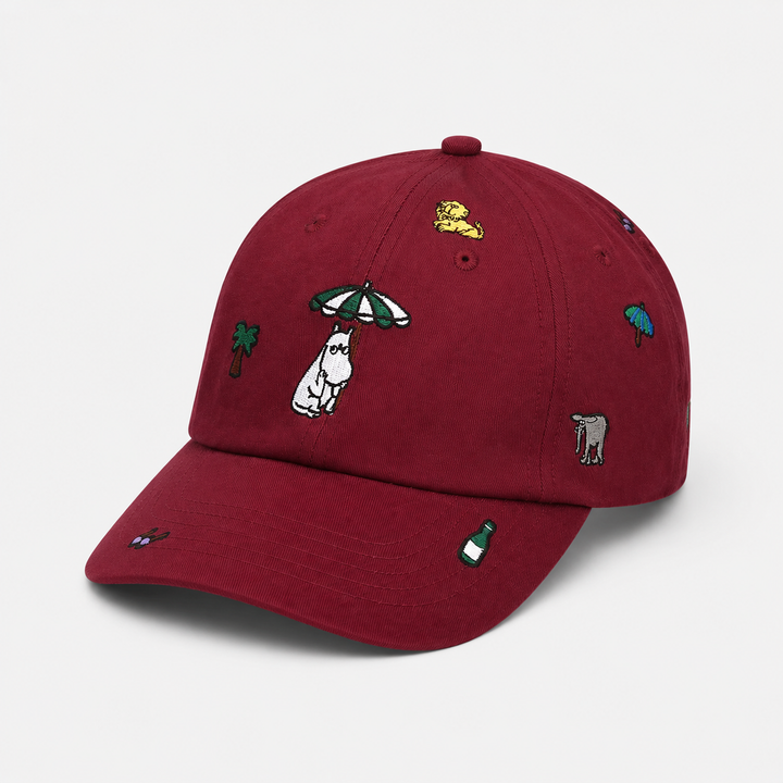 Moomin Muumi Riviera cap maroon