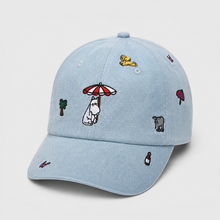Moomin Muumi Riviera cap denim blue