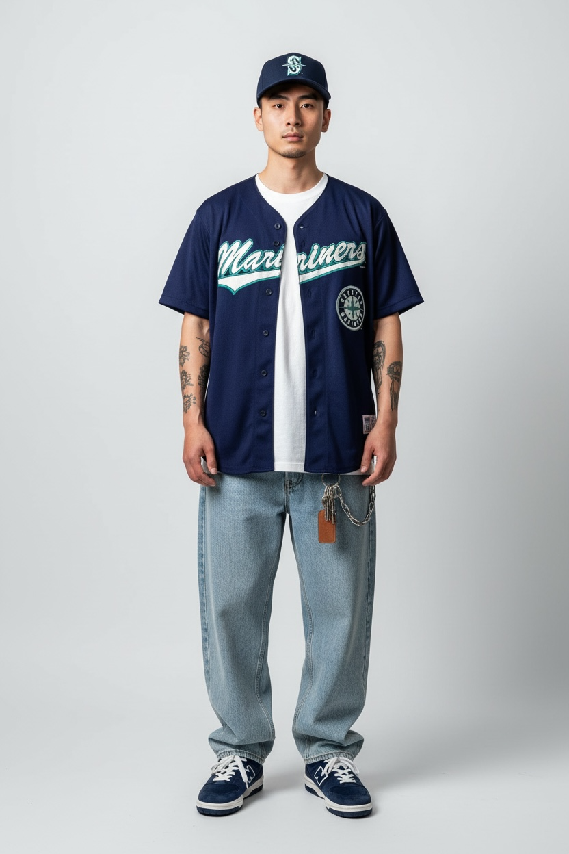 True Fan 90s Sportswear MLB Seattle Mariners 
