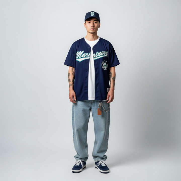 True Fan 90s Sportswear MLB Seattle Mariners 