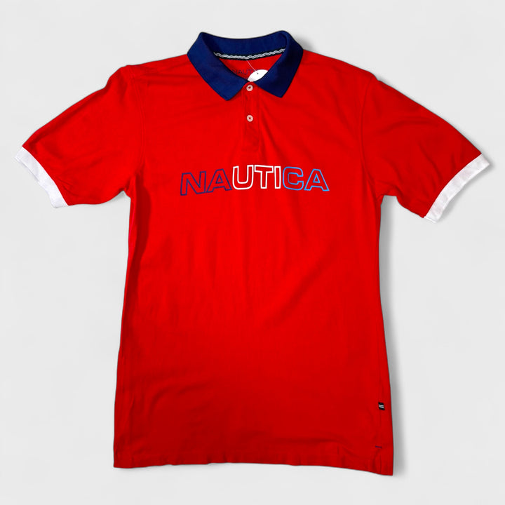 Nautica Polo Shirt red XL (18/20) - Shop-Tetuan