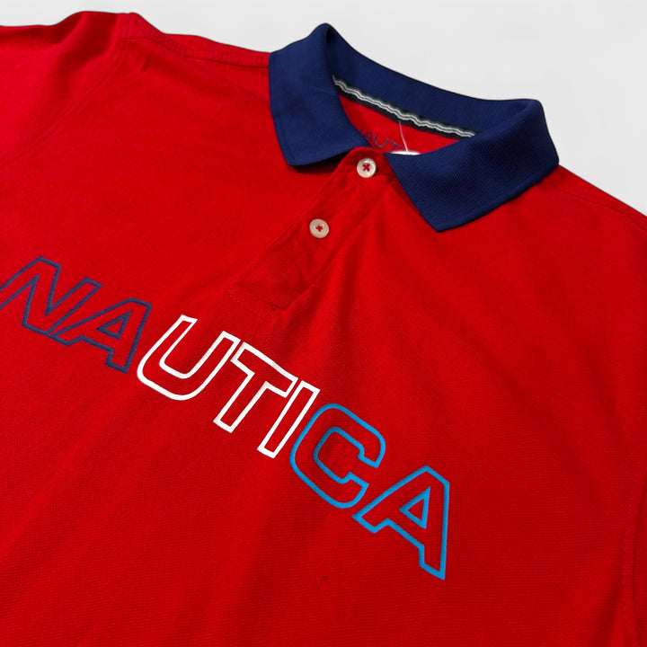 Nautica Polo Shirt red XL (18/20) - Shop-Tetuan
