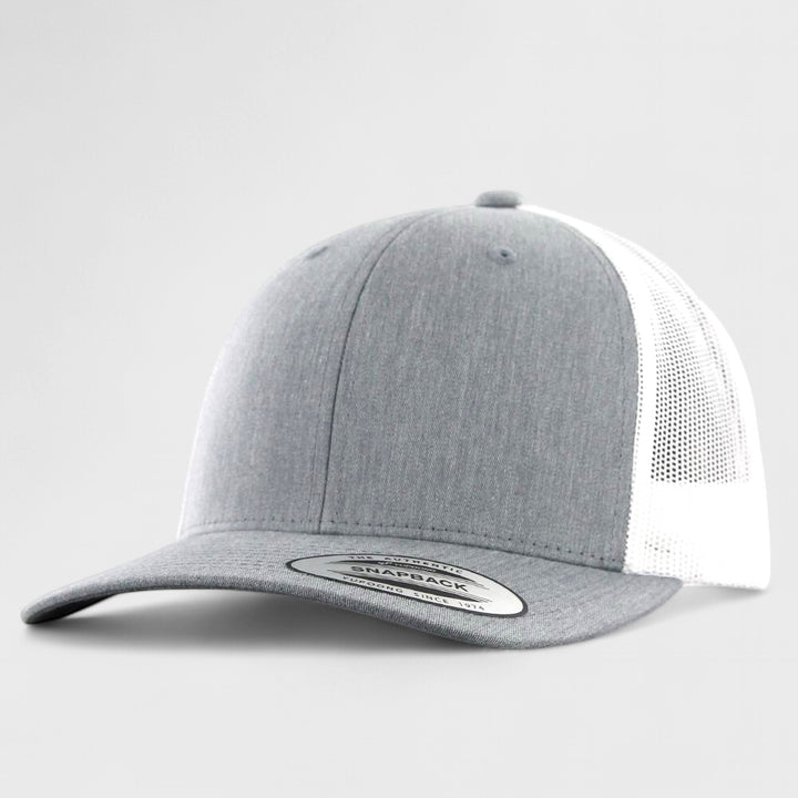 The Classics Yupoong Retro trucker 2-tone cap heather/wht