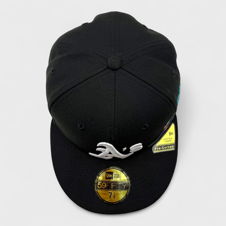 New Era MLB Tonal Florals 59Fifty O Atheltic's black