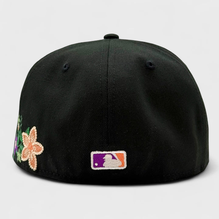 New Era MLB Tonal Florals 59Fifty O Atheltic's black