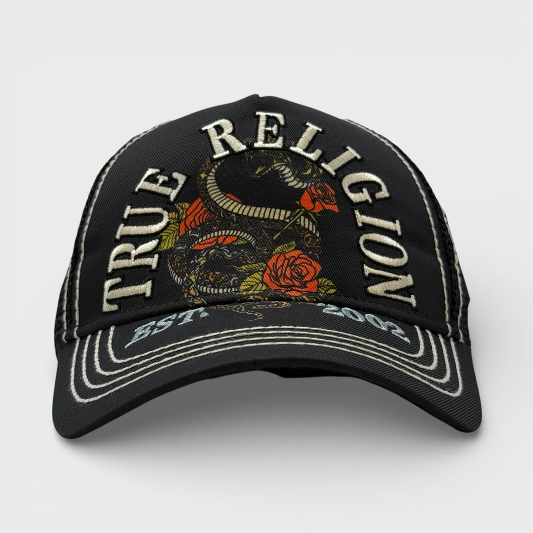 True Religion TR Snake trucker jet black - Shop-Tetuan