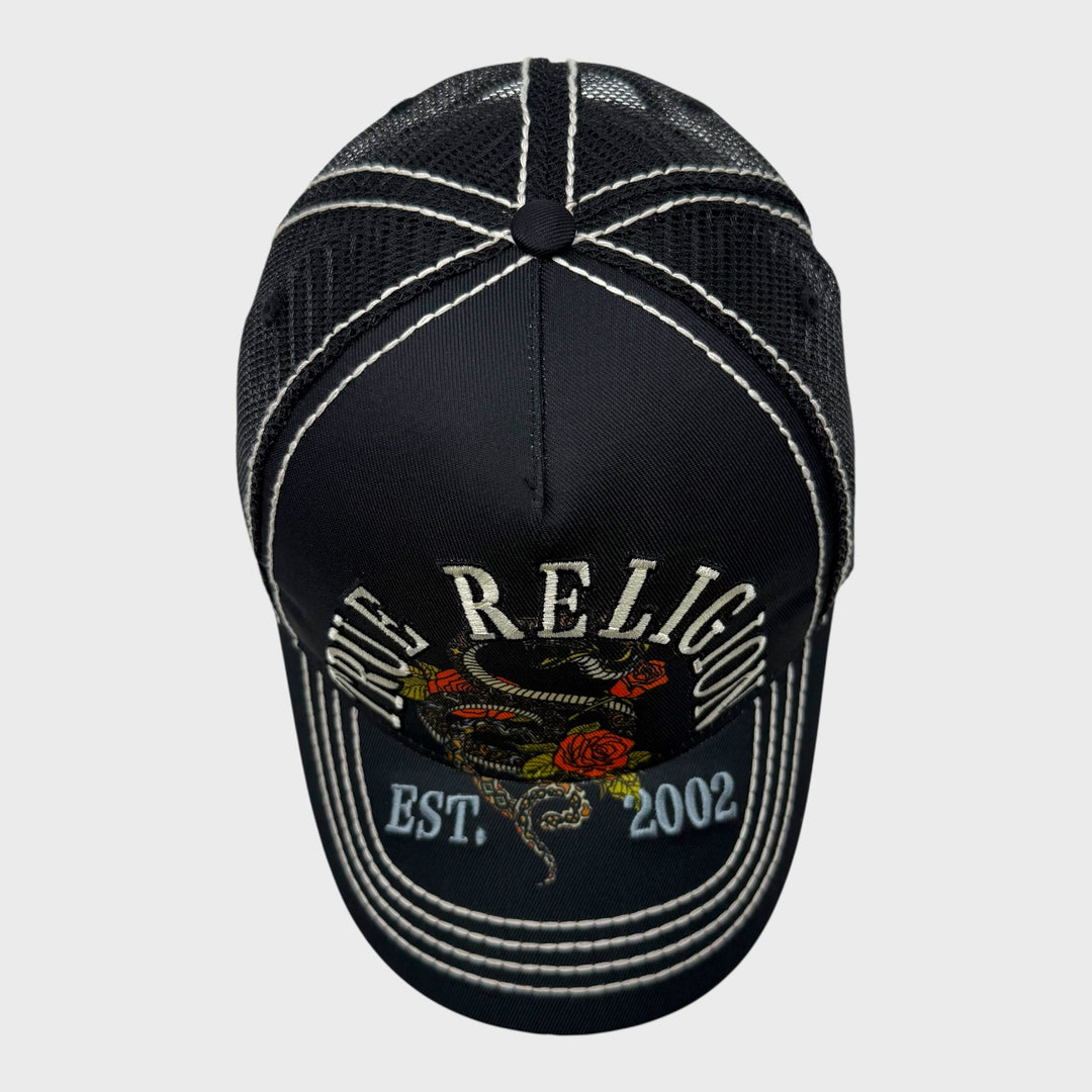True Religion TR Snake trucker jet black - Shop-Tetuan