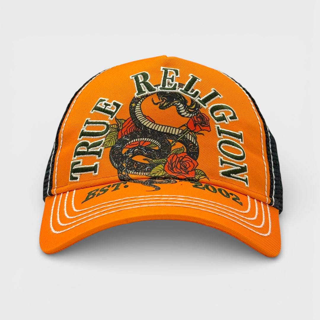 True Religion TR Snake trucker oriole orange - Shop-Tetuan