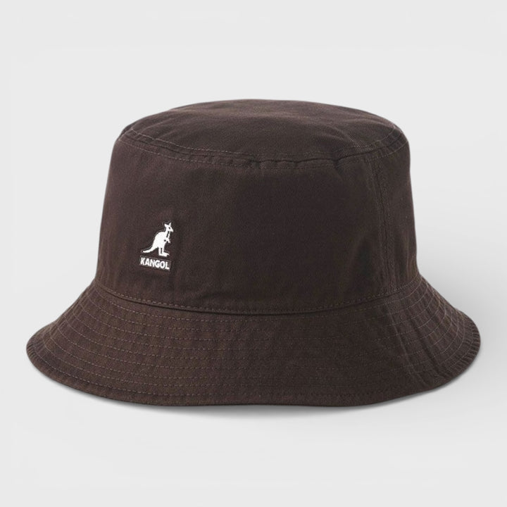 Kangol Washed Bucket coffee bean - Shop-Tetuan
