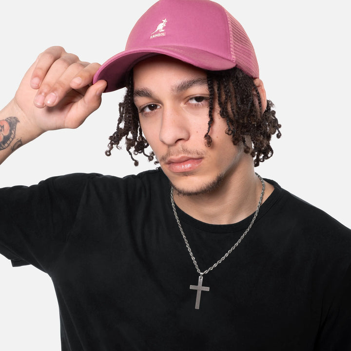 Kangol Kangaroo trucker pink - Shop-Tetuan
