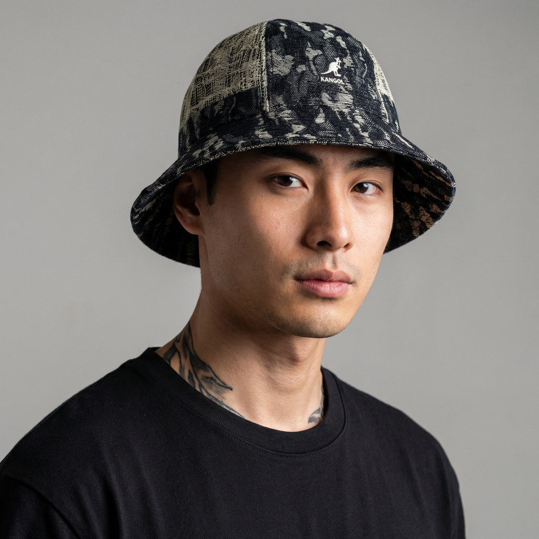 Kangol Denim Masup Casual black/topstitc - Shop-Tetuan