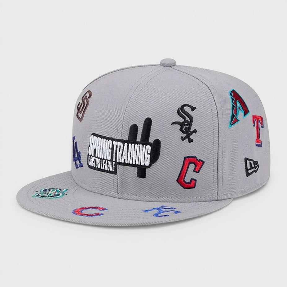 New Era Logo MLB Scattered 9Fifty Cactus League grey - Shop-Tetuan