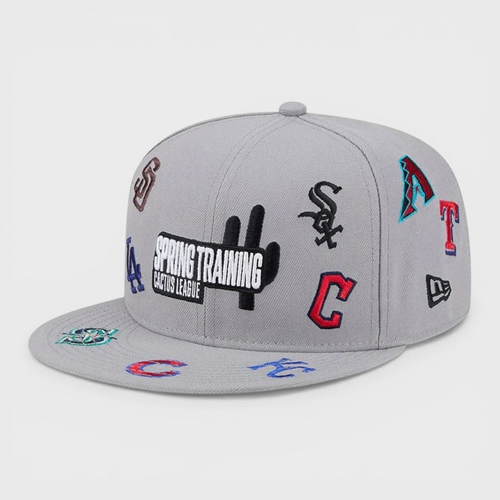 New Era Logo MLB Scattered 9Fifty Cactus League grey - Shop-Tetuan
